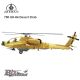 Elicottero Roban AH-64 Desert Drab ARF Classe 700