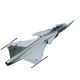 Freewing JAS-39 Gripen Grey 80mm EDF Jet - PNP FJ21825P