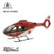 Fusoliera Roban 450 size EC135 RED