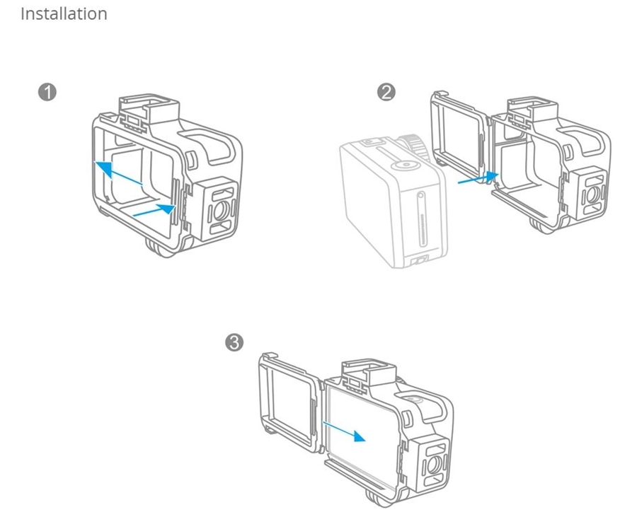 PGYTECH OSMO Action Camera Cage
